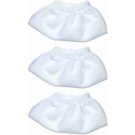VURAHOME - Chiffons de Rechange en Microfibre pour nettoyeurs à Vapeur compatibles , XU,avec SC2 SC3 SC4 SC5 Pack de de 4 Chiffons de Protection réutilisables, Lot de 3 - (1/4)