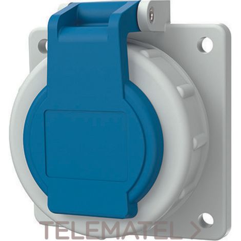 Mennekes Enchufe Schuko de Superficie 16A 230V Azul IP68