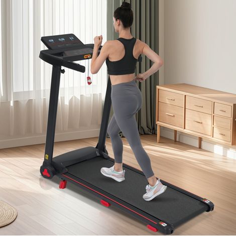 Cinta de correr plegable inclinable 3,0 CV, 14 km/h, 8 %, 120 kg, Bluetooth, negra HAVRYA (1/5)