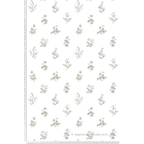 Papier peint Fleur Gris Style Cuisine 3 Lutèce