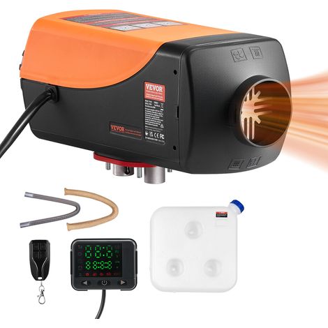 VEVOR Diesel-Luftheizung Standheizung 8 kW DC 12-24 V, schnell aufheizende Lufterhitzer mit Fernbedienung & digitaler Farbanzeige & 10 L Kraftstofftank, geräuscharm, für Wohnmobil Lkw Boot Anhänger (1/5)