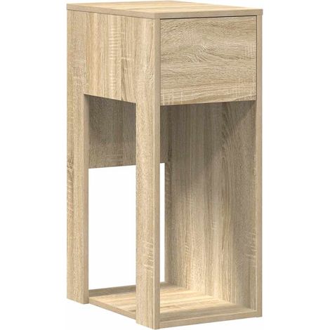 Maison Exclusive - Torre de ordenador con cajón roble sonoma 30x4