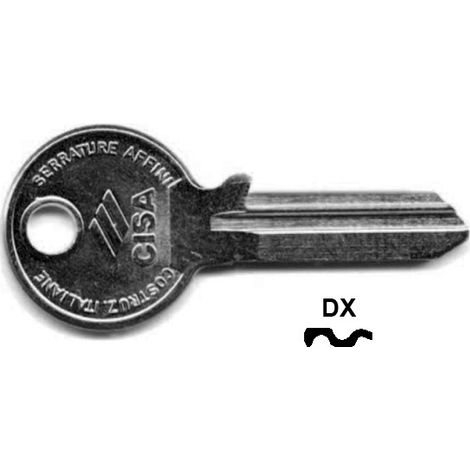 Chiavi 4 spine piccole 01420 - 01420001 dx (tipo silca cs 6)