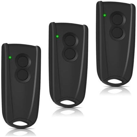 Télécommande Porte De Garage - 433,92 MHz - Compatible Hormann EcoStar Liftronic 500/700/800 TUBAUTO EuroPro Portronic D2500 D5000 S4000 - 3 Pièces (1/5)