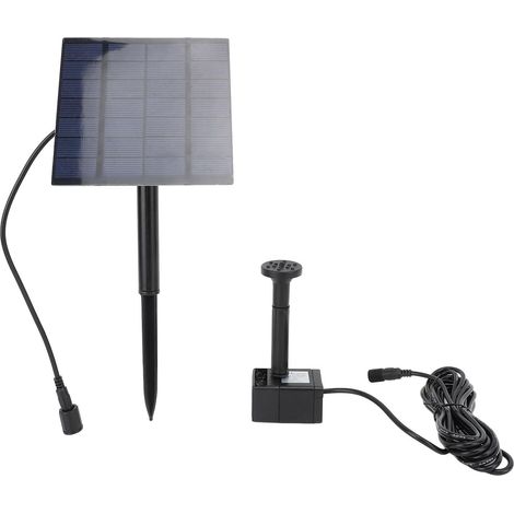 Kit à énergie Solaire Pompe d'étang d'arrosage à Jet Puissante pour Bain Oiseaux Jardin Piscine arrière-Cour l'eau Solaire de Poisson Est Un Kit Pompe de Fontaine Solaire (1/5)