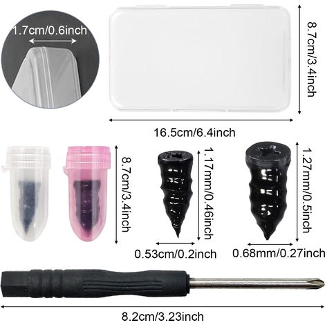 Kit Réparation Pneus - Clous En Caoutchouc 40 Pièces - Outil Réparation Crevaison Pour Voiture Moto Vélo Électrique Camion - 2 Tailles (1/5)