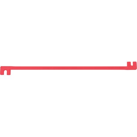 Kstools – Griffes de ferrailleur – Acier au carbone SK-5 – Longueur 375 mm – Finition époxy rouge – Pour tordre ronds à béton