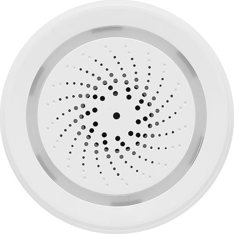 Intelligentes Alarmsystem mit WLAN-Sirene und Alarmsensor für Zuhause, Tuya Smart Life App kompatibel mit Google Home Sprachsteuerung. (1/5)