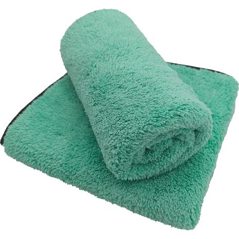 Microfibre voiture - Chiffon nettoyage 40x40 cm - 800 GSM super absorbant - Double face (1/5)