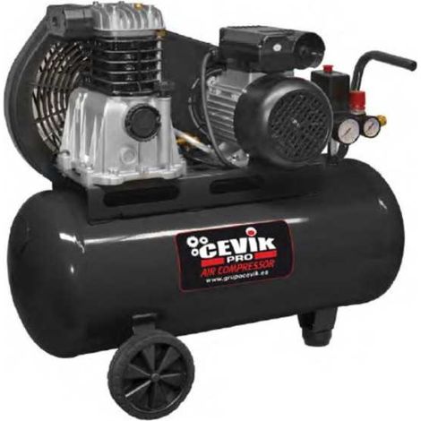 Compresor correa pro 50 litros 3hp monofasico 230v ca-pro50-3mc CEVIK