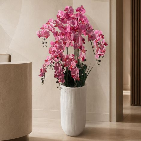 150cm Pink Orchid Potted Display Artificial Premium (1/5)