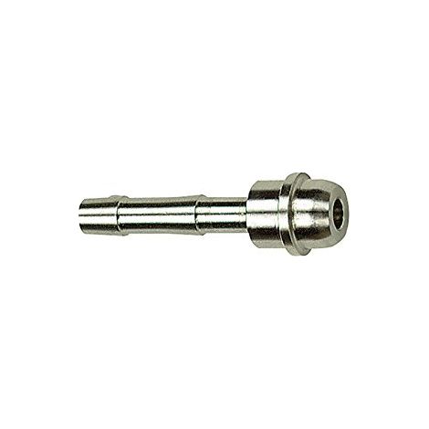 Raccord de tuyau avec raccord sphérique pour LW 6 pour écrou G 1/8, ES 1.4571, pression de travail max. 60 bar, fonctionnement max. 150 °C