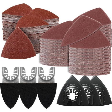 Schleifplatte Multitool Delta Schleifer 156Pcs Detail Sanding Pads (1/5)