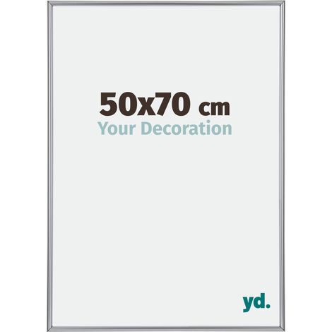 Cadre Puzzle 50x70 cm - cm - Argent Brillant - Plastique - Annecy. (1/5)