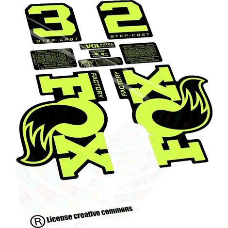 Autocollants, Vinyle Adhésif, Design Durable, Fluorescent Jaune (1/2)