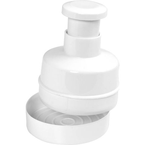 Presshamburger White Chef Home 9 x 12 cm in plastica bianco (1/5)