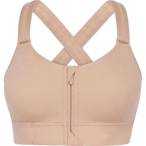 SHEFIT BEIGER SPORT-BH MITTLERER HALT, VERSTELLBAR, 2XL