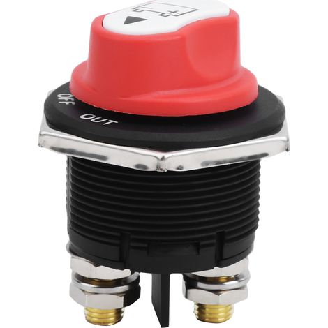 Coupe-circuit 200A DC32V pour batterie, interrupteur d'isolation et protection pour voiture, moto, camping-car, bateau (1/5)