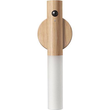 Lumière nocturne LED intelligente à détection de mouvement - Blanc pêche, veilleuse automatique rechargeable pour couloir, placard, allée (1/3)