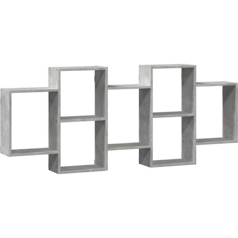 Maison Exclusive - Wandregal Betongrau 159x18x65 cm Holzwerkstoff
