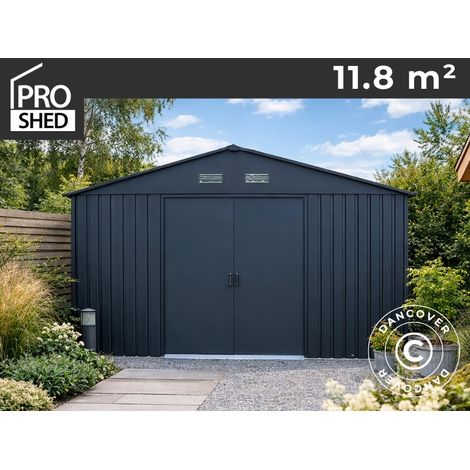 Geräteschuppen 3,22x3,67x2,17m, 11,8m2, ProShed®, Anthrazit