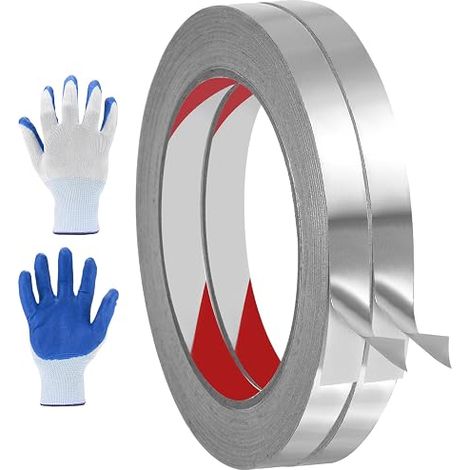 2 Rouleaux De Ruban Adhésif En Aluminium 33 Pi X 0.4 Po X 2.4 Mil (1/5)