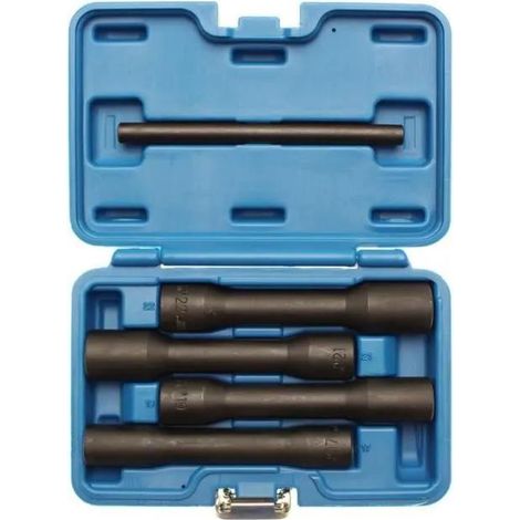Bgs Set di bussole spiralate 5 pezzi 12,5 mm marrone