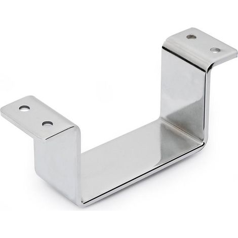 Q&Q pata metal bridge h55 cromo , La pata Bridge es un accesorio para sofás y muebles, fabricado en metal duradero con un acabado en cromo y una altura de 55