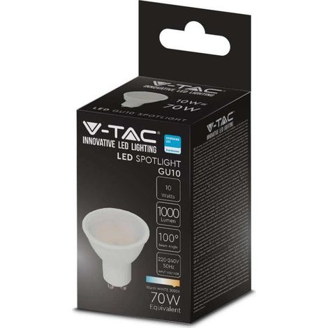 Lampada Led Faretto Gu10 Smd 10W 3000K Luce Calda (21878)