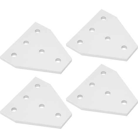 203040 Plaque de jonction en T en alliage d'aluminium, support de jointure à 5 trous pour profilé aluminium 2020T (1/5)