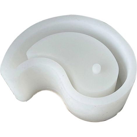 Moule en silicone pour pot de fleurs en ciment Tai for Chi, résine époxy cristal UV, bougeoir, ornements en plâtre, bricolage, loisirs créatifs, maison.