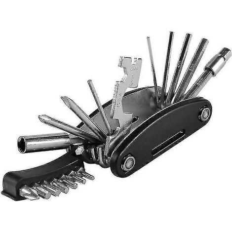 Outils de réparation de vélo combinés, tournevis et clé pour réparation de pneus, kits d'outils pour VTT, accessoires (1/5)