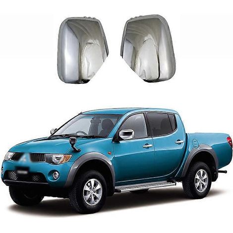 Für Mitsubishi Triton L 200 Pa Jero Sport (Baujahre 2005–2014): Tür-Rückspiegelabdeckung, Rückspiegelgehäuse – Carbonfaser-Paare