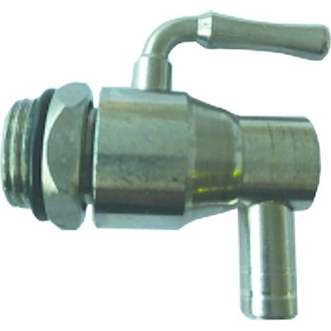 Rubinetti con dado a leva acciaio inox per fusti e serbatoi - m 1/2