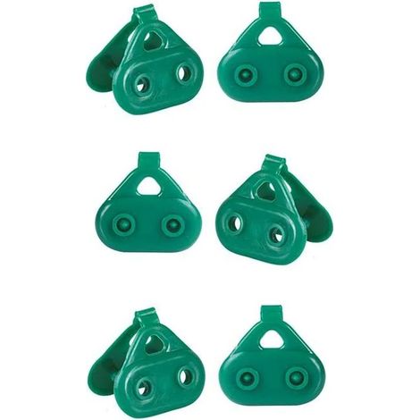 6pcs Tarpaulin Clips - Greenhouse and Protective Tarpaulin Fastener and Fixing (1/4)