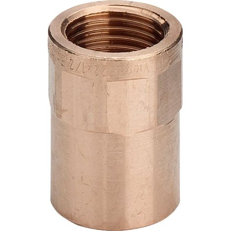 Viega Raccordo di transizione, d 35mm, Rp 11/4 Bronzo rosso Modello 94270G, 108267 (1/3)