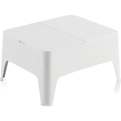 sp-berner Tavolino Alaska Bianco 58x48x30 cm
