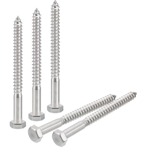 10pcs Hex Tête Retard Vis Boulons 5/16" X 3-1/2" (1/5)