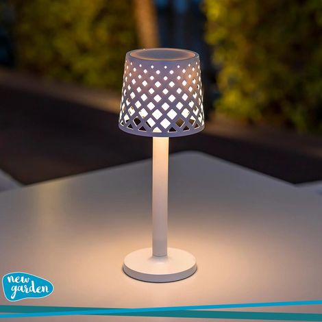 GRETITA Lampada da tavolo con batteria ricaricabile. Luce calda a LED. Realizzata in Spagna (1/3)