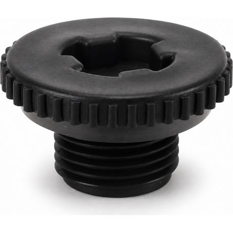Bouchon 2 Filetage Mâle pour Cuve d Eau Noir 4/4 pouces (1/5)