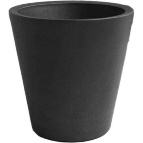 Bac VASO plastique D45xH45cm Anthracite int./ext. double paroi - dimhaut: H 45 cm - couleur: Gris anthracite