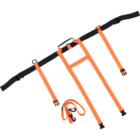 Sicherheitsseil für Kinderskitraining, Snowboard-Traktionsgurt, Skitrainingsgurt, orange (1/5)