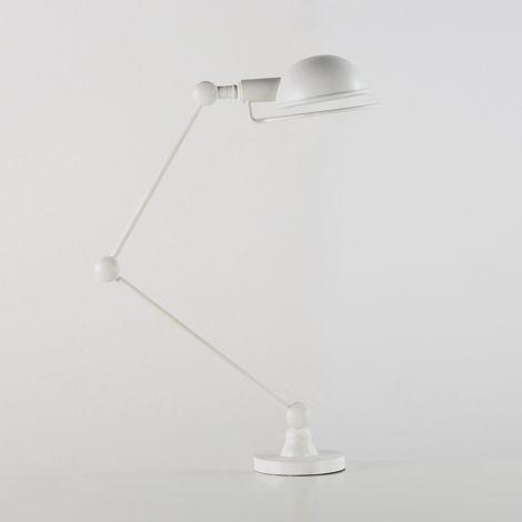 Lampe de Table 50x13x50 Métal Blanc (1/3)