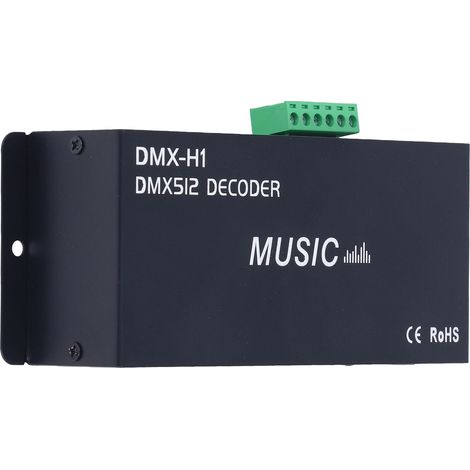 Décodeur DMX512 RGB à tension constante 3 canaux, contrôleur LED professionnel pour scène et chantier, 8A par voie (1/5)
