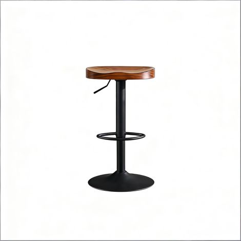 Tabouret de bar rustique, chaises de salle à manger au style moderne, tabourets de bar hauts, chaises de petit-déjeuner (1 tabouret de bar uniquement) (1/5)