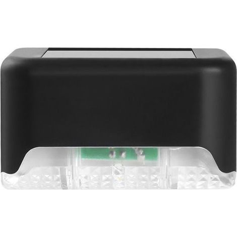 Lumière LED Solaire d'Extérieur Étanche 10 Pièces, Éclairage Solaire pour Jardin, Escaliers, Passage, Cour, Terrasse, Rambarde, Pieds et Paysage (1/5)