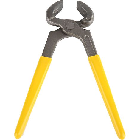 Pince à clous en acier au carbone (1 pièce), outil pour retirer les fixations et travailler le bois (18 cm) (1/5)
