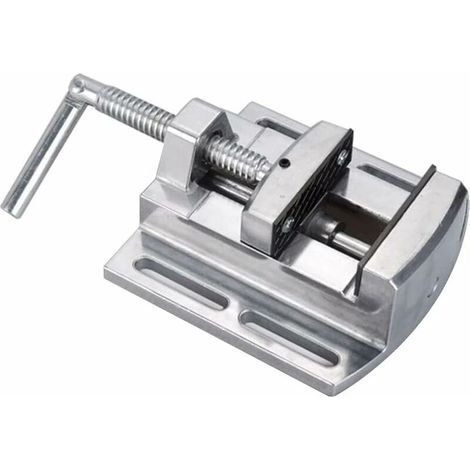 Etau Perceuse Colonne, Ouverture de 2,5" Alliage D'aluminium Étau d'établi avec tige de Guidage pour Électriciens et Outils de Travail du Bois (1/5)
