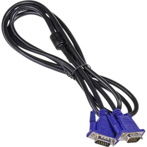 Câble VGA Akyga AK-AV-14, câble D-SUB pour moniteur d'ordinateur Full HD SVGA, 5 m, mâle/mâle (1/2)