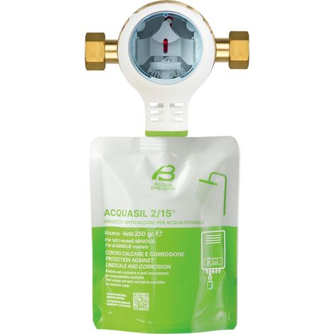 Pompa dosatrice MiniDUE ottone filtro attacco 1/2" F - attacco verticale ed orizzontale PM103